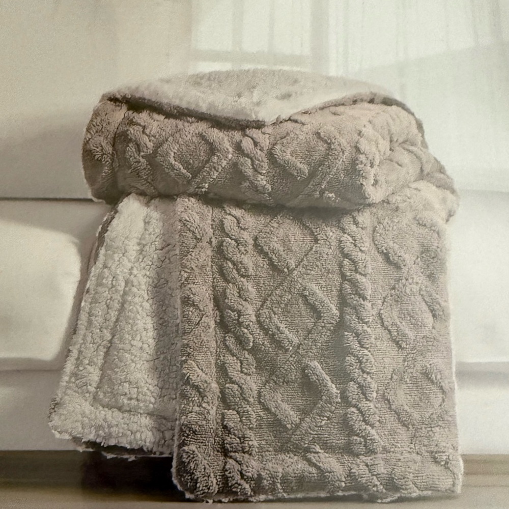 NEW. Set of 2 Moderne Elegance Throws